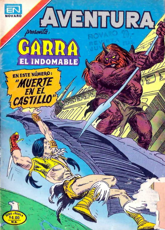 Couverture de Aventura (1954 - Sea/Novaro) -902- Garra el indomable