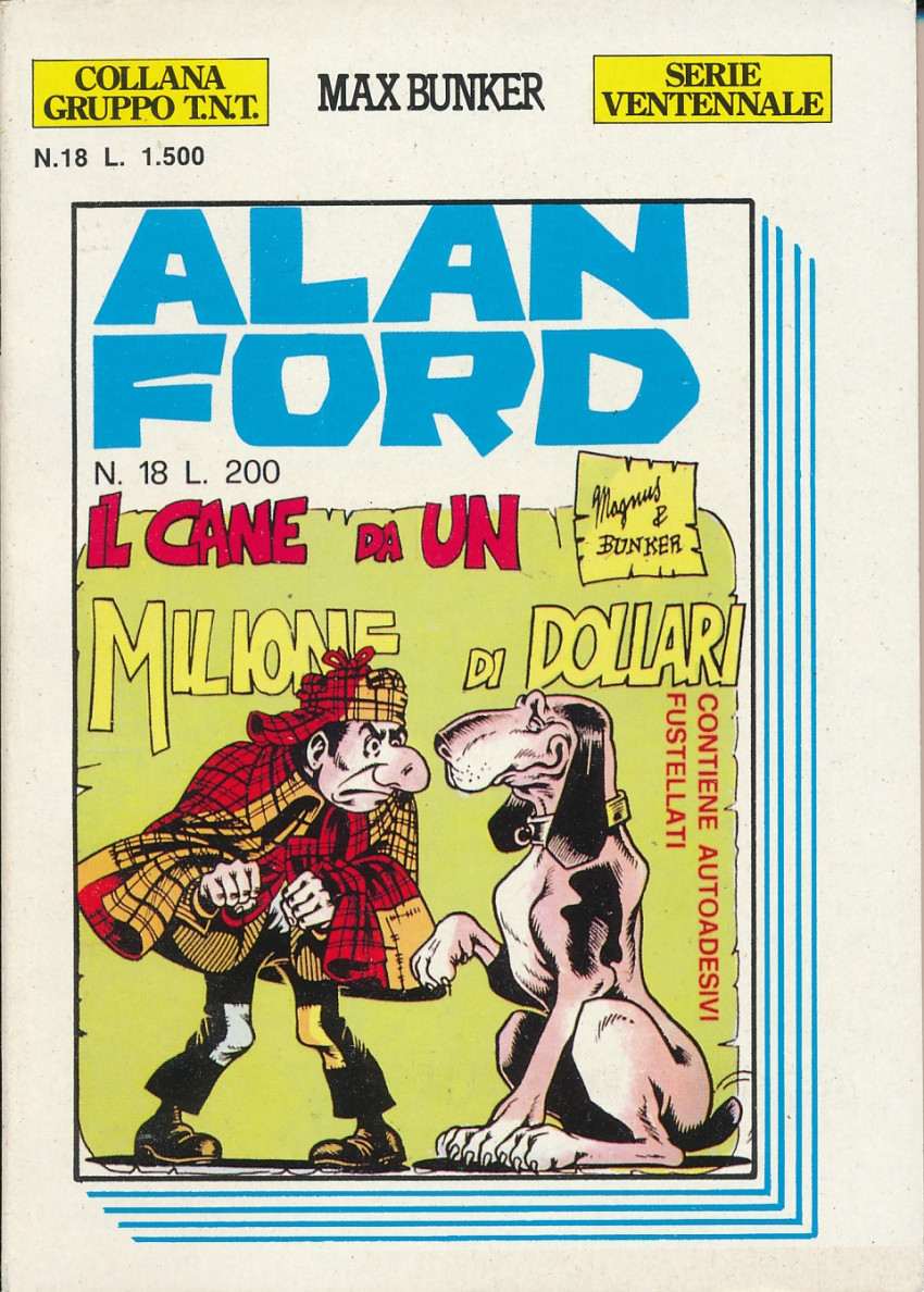 Couverture de Alan Ford (Serie ventennale) -18- Il cane da un milione di dollari