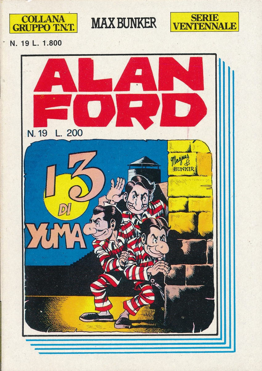 Couverture de Alan Ford (Serie ventennale) -19- I 3 di Yuma