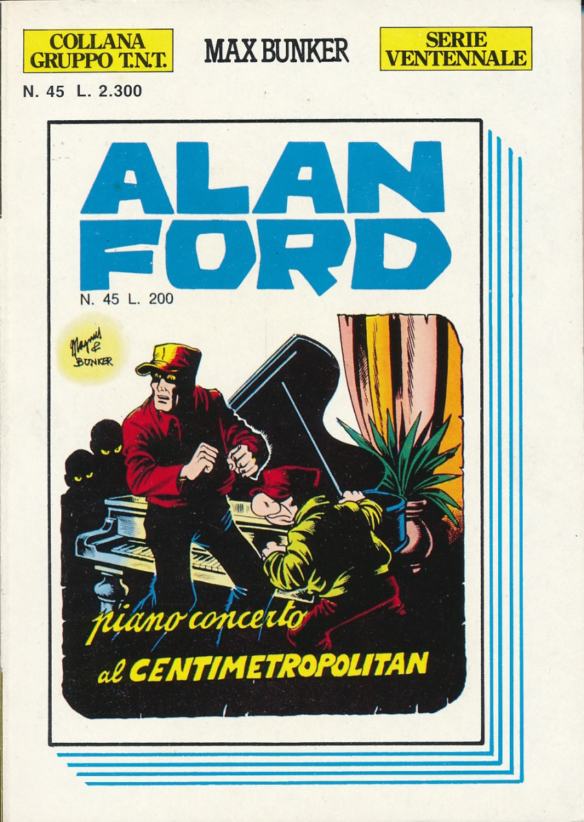Couverture de Alan Ford (Serie ventennale) -45- Piano concerto al Centimetropolitan