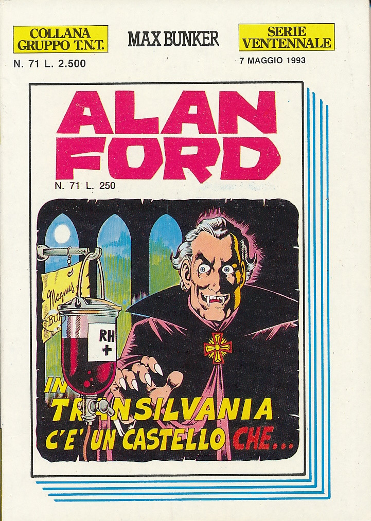 Couverture de Alan Ford (Serie ventennale) -71- In Transilvania c'è un castello che...