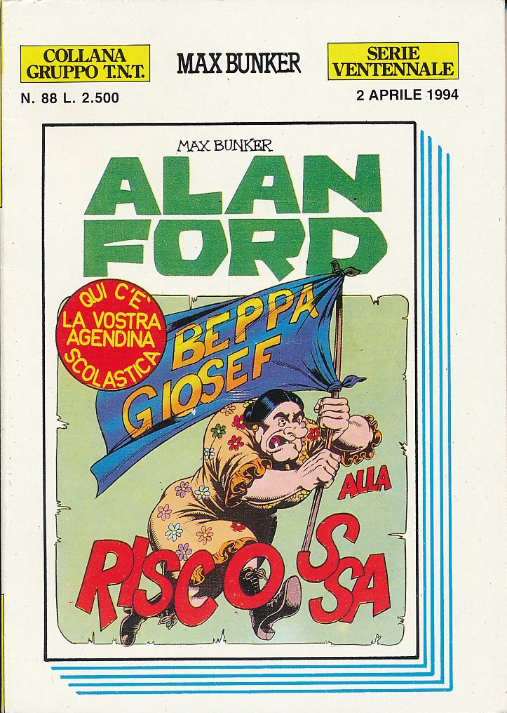 Couverture de Alan Ford (Serie ventennale) -88- Beppa Giosef alla riscossa