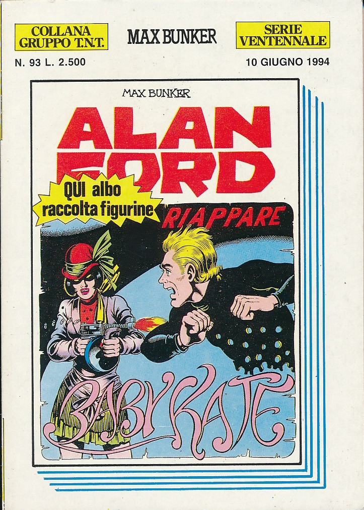 Couverture de Alan Ford (Serie ventennale) -93- Riapparre Baby Kate