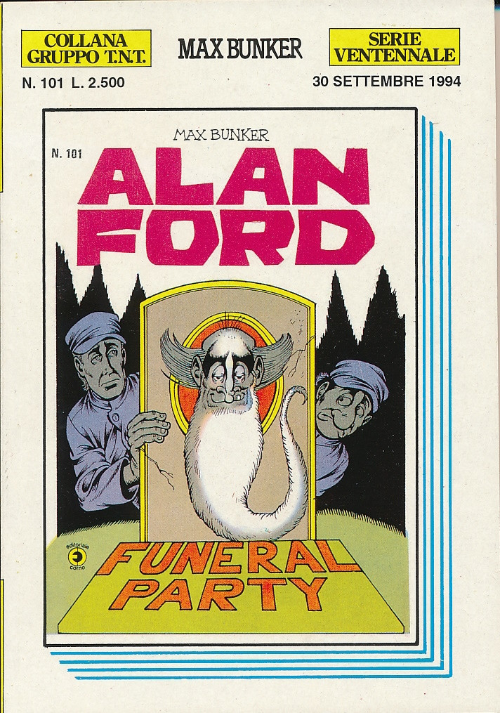 Couverture de Alan Ford (Serie ventennale) -101- Funeral party