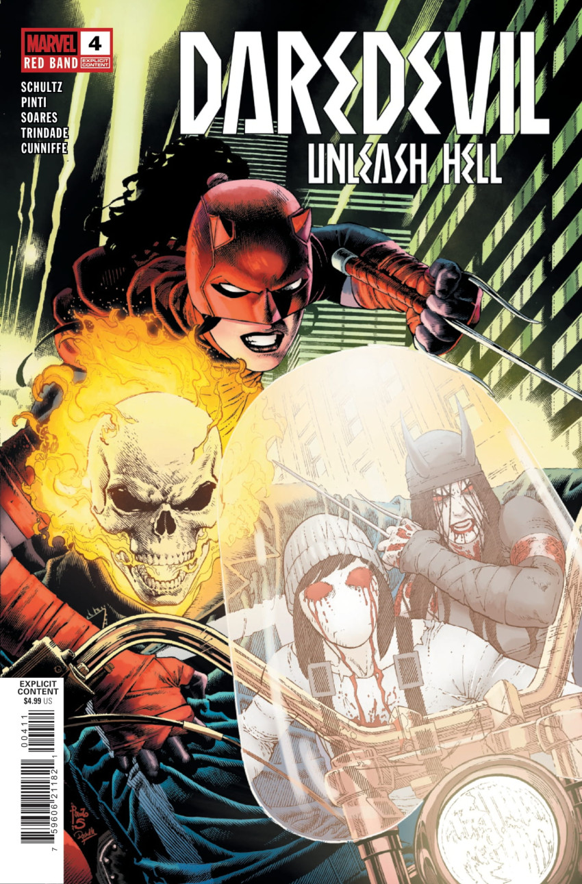 Couverture de Daredevil: Unleash Hell – Red Band -4- Issue #4