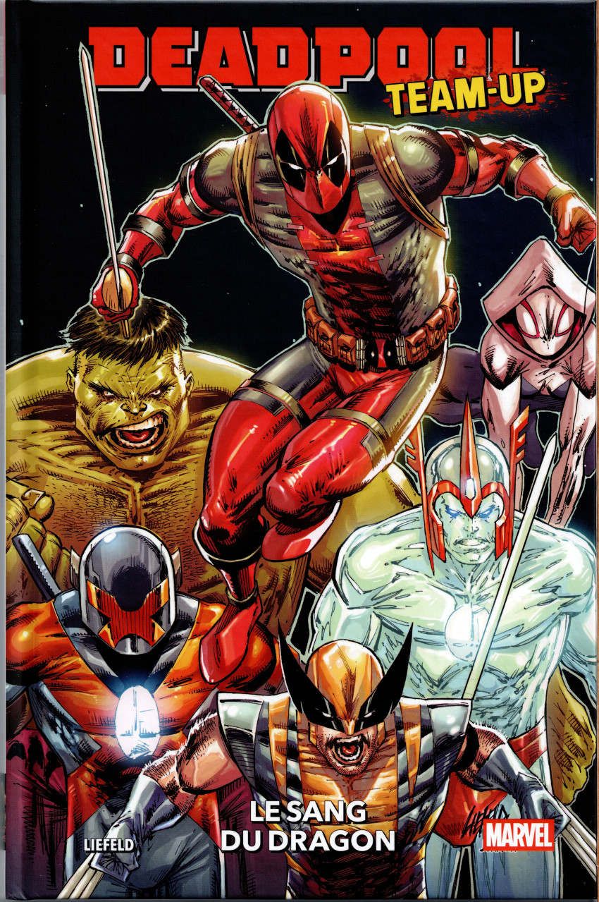 Couverture de Deadpool Team-Up (100% Marvel 2025) - Le sang du dragon