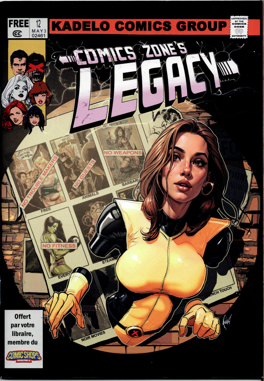 Couverture de Free Comic Book Day 2025 (France) - Comics Zone's Legacy