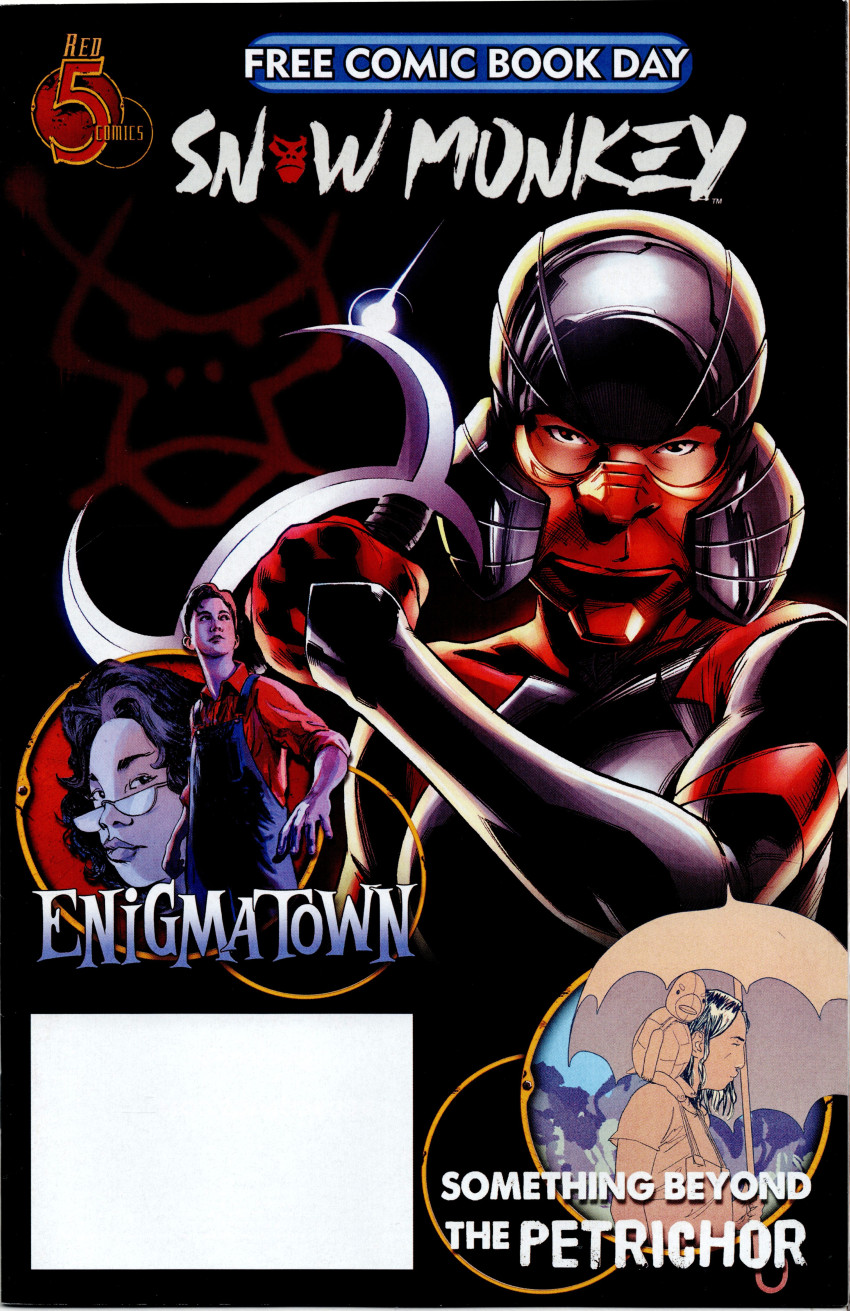 Couverture de Free Comic Book Day 2025 - Swow Monkey / Enigmatown / Something Beyond The Petrichor