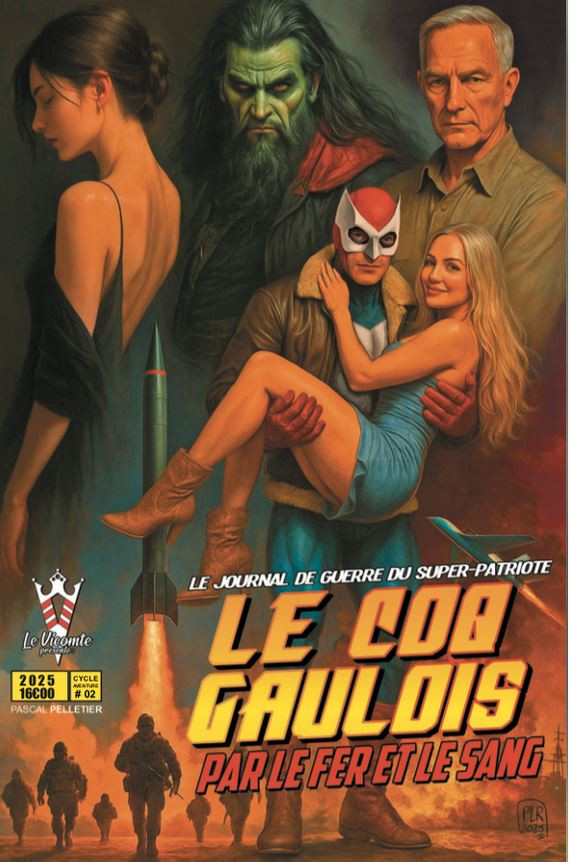 Couverture de Le coq gaulois -2- Par le fer et le sang