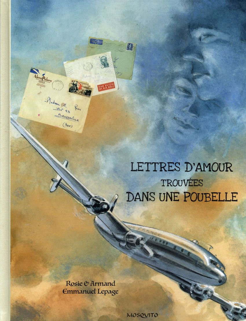 Couverture de (AUT) Lepage, Emmanuel - Lettres d'amour trouvées dans une poubelle