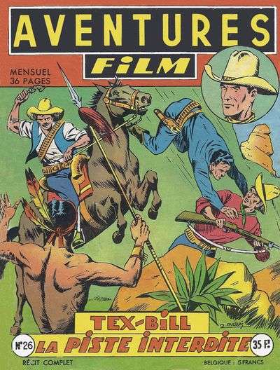 Couverture de Aventures Film (1re série - Artima) -26- La piste interdite