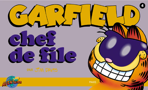 Couverture de Garfield (Presses Aventure - à l'italienne) -4- Garfield chef de file