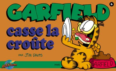 Couverture de Garfield (Presses Aventure - à l'italienne) -6- Garfield casse la croûte
