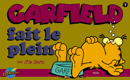 Couverture de Garfield (Presses Aventure - à l'italienne) -7- Garfield fait le plein