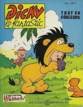 Couverture de Dicky le fantastic (2e Série - tout en couleurs) -50- La Bataille de l'or